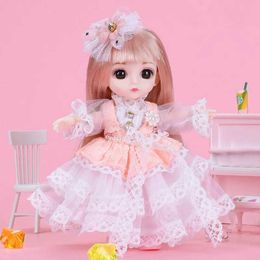 Dolls Princess 16cm BJD 1/12 doll with clothes and shoes movable with cute face shaped Christmas gift toy added S2452201 S2452201 S2452201