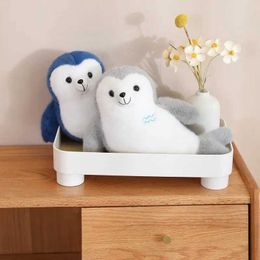 Plush Dolls Cute Soft Sea Lion Doll Sleeping Pillow Cartoon Marine Animals Seal Plush Stuffed Toy Kids Girls Lovely Birthday Gift Decoration H240521