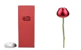 Creative Metal Rose Simulation Flower Valentine039s Day Surprise Rose Gift Box Home Ring Necklace Jewellery Creative Storage Box 2085218
