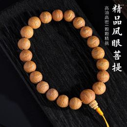 Link Bracelets Bird's Eye Bodhi Bracelet Longans Seed Single Circle Original Crafts Hand Toy Buddha Beads Men And Women Fac