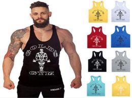 2021now vest DIRUIJIE 1400# 12Colour M-XXL Cotton Men's Golds Gym Muscle Joe Stringer Tank Top Mens Vest Bodybuilding fit Singlet2514304