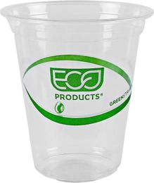 Clear Compostable 16oz PLA Plastic Cups Disposable Reable Plant-Based Cold Cups For Cold Drinks BPI Certified 240521
