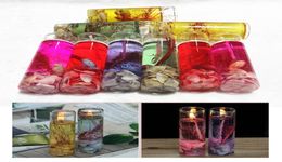 Creative Colourful Sea Shells Jelly Environment Crystal Wax Transparent Glass Candle DIY Decorate Birthday Celebration Wedding Banq5010115