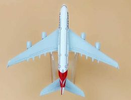 Aircraft Modle A380 Australian Aircraft A380 Metal Simulation Aeroplane Model for Kid Toys Christmas Gift S5452138