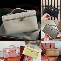 Loro * Piano LP lp bag L19 lunch box bag high-end cowhide fashion large capacity one crossbody makeup handbag