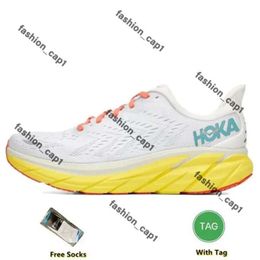 Hokashoes Running Shoes Hokkas Shoes Bondi Athletic Shock Absorbing All Terrain Trail Road Mountain Fashion Mens Womens Designer Sport Shoes Hooka Shoes 914