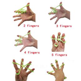 Silicone Finger Stretcher Soft Hand Exerciser Grip Strength Strengthener Trainer