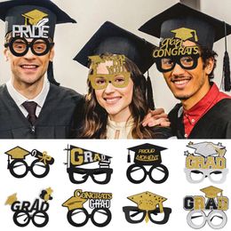 Sunglasses Frames Graduation Party Glasses Happy Decorations Graduate Decoration Adult Children Eyeglass Frame Ceremony Gift 2024