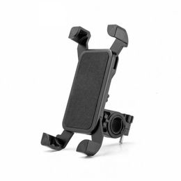 Cell Phone Mounts Universal Motorcycle Bike Bicycle Handlebar Mount Holder for Cell Phone GPS Stand Mechanical Holder for iPhone 11 pro Support bicycle phone holder