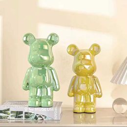 Action Toy Figures Bearbrick Statue Office Desk Accessories Pig Bank Bedroom Home Decoration Luxury Living Room Interior Drawing H240522