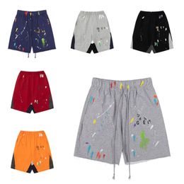 designer shorts mens shorts sport pants sweater pants spotted men and women with loose casual fashion classic shorts cotton color inkjet printing summer s-xl