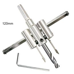 30-120/200/300mm Adjustable Circle Hole Cutter Wood Drywall Drill Bit Saw Round Cutting Blade Aircraft Type DIY Tool