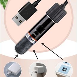 Quartz explosion-proof heating rod turtle cylinder low-pressure heating USB thermostat small fish tank constant temperature rod