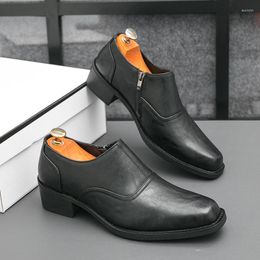 Casual Shoes Italian Mens Leather Designer Dress For Men Party Formal Boots Plus Size 46 Slip On Wedding Shoe