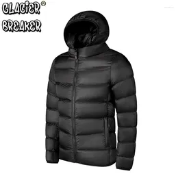 Men's Jackets 2024 Autumn Winter Classic Hooded Warm Parkas Jacket Coat Men Outwear Casual Vintage Detachable Hat Outfits