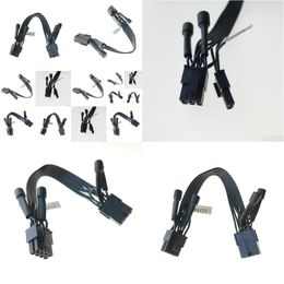 Computer Cables Connectors Atx Pci-E Gpu 8Pin 6Pin Power Extention With 4 Capacitor Philtre Reduce Graphics Card Squeal Drop Delivery C Ot0Se