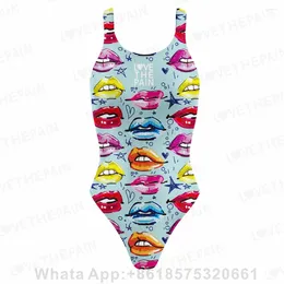 Women's Swimwear Love The Pain Sexy One Piece Women Push Up Swimsuit High Quality Bathing Suit Monokini Beachwear