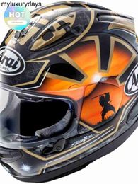 High quality arai motorcycle with DOT approved highest intensity protection Japanese RX-7X Blade Guard Big Eyed Hayden Castle Dragon One Skilled Full Helmet