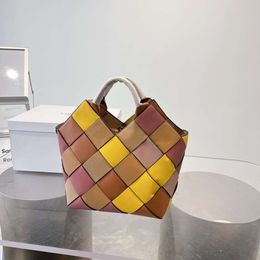 Luxury Womens Tote Bag Handbags Totes Handbag Designer Bags Shoulder Crossbody Leather Woven 9 Color Beige Cream Brown Mini Basket Backpacks CJCN