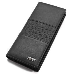 Code 20 Genuine Leather Men Wallets Long Man Clutch Wallet Man Purses with Zipper Pocket Card Holder High Quality4056498