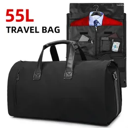 Outdoor Bags Convertible Garment Gym For Men Fitness Camping Hiking Travel Large Capacity Duffel Bag With Shoe Pouch Carry On Tote XM130