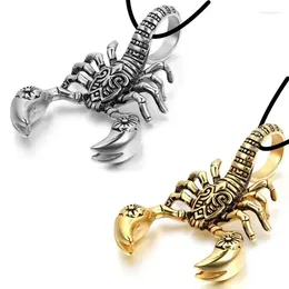 Chains Korean Edition Jewelry European And American Vintage Men's Necklace Scorpion King Collar Chain Women's Short Pendant Mix