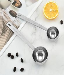 Coffee Scoop US Mesaure Spoon Stainless Steel 304 Measuring Tool Scale 15ml 30ml7530103
