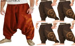 Indian Men Women Cotton Harem Pants Yoga Hippie Dance Genie Casual Trouser Boho X06152118506