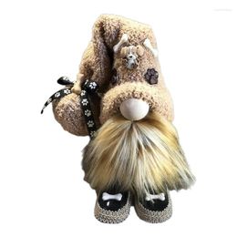 Party Decoration Dog Bones Gnome Tiered Tray Plush Gnomes For Doll Christmas Gift Decor
