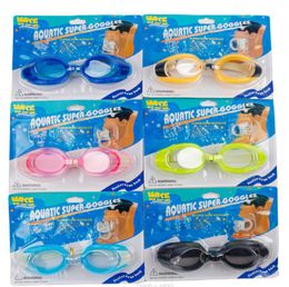 Goggles New Anti-Fog Swimming With Nose Clip Earplugs Glasses For Adts And Children General Flat Swim Yy28 Drop Delivery Sports Outdoor