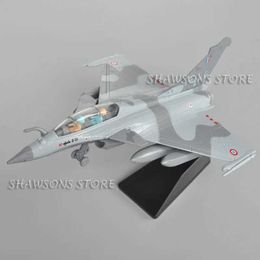 Aircraft Modle 1 87 Die cast model Aeroplane toy French Dassault Rafale jet fighter pulled back into miniature replica with sound and light S2452204