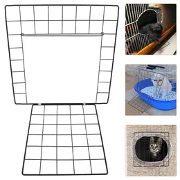 Cat Carriers Cage Door Cages Indoor Dog Fence Wire For Dogs Accessories Metal DIY Assemble Iron Thickened Pet Supplies Baby Fencing