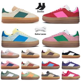 2024 New Arrival Bold Platform Designer Dress Shoes Women True Pink Green Almost Blue Yellow Cream Wonder Quartz Black Gum Luxury Plate-forme Womens Girls Sneakers