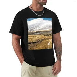 Men's Polos Pen Y Fan In Winter The Brecon Beacons South Wales T-Shirt Hippie Clothes Korean Fashion Tees T Shirts For Men Cotton