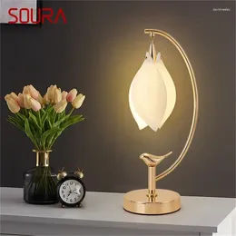 Table Lamps SOURA Postmodern Lamp Creative LED Desk Light For Home Living Bedroom Bedside Decoration