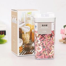 Storage Bottles Food Sealed Jar Stacking Airtight Containers Set For Kitchen Organisation Cereal