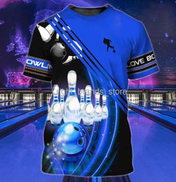 Men039s TShirts Kaus Bowling Baru 2022 Kaus Pria Atasan Olahraga Jersey Lengan Pendek Kasual Lehero Musim Panas Uniseks Pakai8262174