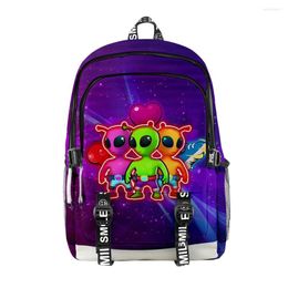 Backpack Cartoon Luxury Stumble Guys 3D Print Schoolbag Boys/Girls Big Students Oxford Waterproof Laptop Travel Bags