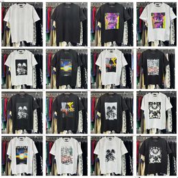 Purple Brand Shirt Mens Shirt Designer T Shirts Graphic Tee Sports Clothing Clothes Tshirts Street Graffitir High Street Hipster Fitting Plus Purple Shirt 899