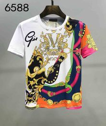 Designer Tshirt men039s summer shortsleeved Tshirt embroidered round neck neck casual shirt printing 4 colors3472349