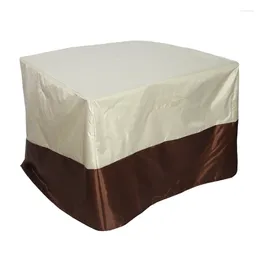 Chair Covers Chairs Waterproof Stackable Balcony Cover Outdoor Furniture Thick Fits 31 X 38 35 Inches (Beige)