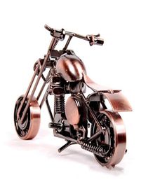 Motorcycle Shaepe Ornament Hand Mede Metal Iron Art Craft For Home Living Room Decoration Supplies Kids Gift6478388