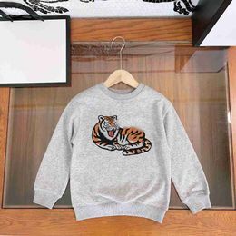 Top baby hoodie Fierce Animal Pattern Print kids sweater Size 100-160 Autumn high quality children pullover Oct25