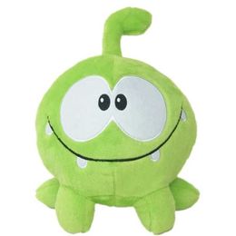 Stuffed Plush Animals New 20cm Hot Game Cartoon Cut The Rope Om Nom Frog Stuffed Animal Plush Toys Kids Toys Children Collection Gift Q240521