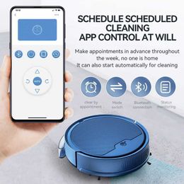 Robotic Vacuums 2024 New BowAI 3 In 1 Smart Sweeping Robot APP remote Control Super Quiet Sweeper Sweeping and Vacuuming For Home Office Use J240518