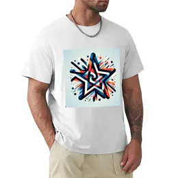 Men's Polos Colorful Pattern T-shirt Quick-drying Vintage Clothes Graphics Hippie Designer T Shirt Men