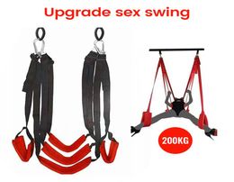 Sex Swings For Female Sex Posture Bondage Gear Suspension Sling SM Tool Sexual Fantasies Flirting Furniture Adult Products 2207076511624