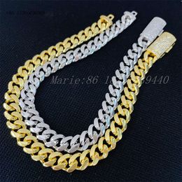2023 Fashion Miami 316L Stainless Steel Hip Hop Cuban Link Chain Men Jewelry