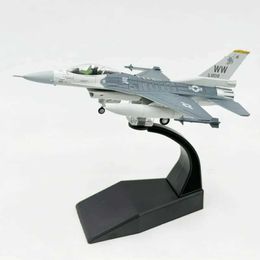 Aircraft Modle 1/100 Scale Model Toy F-16 F16 F-16C Fighter Aircraft USAF Diecast Metal Plane Model Toy For Collection Y240522