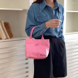 Evening Bags Fashion Women's Shoulder Candy Colour Jelly PVC Paper Totes Crossbody Korean Hand Bag